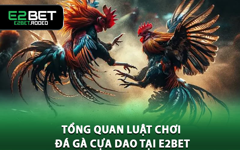 Tổng quan luật chơi đá gà cựa dao tại E2BET